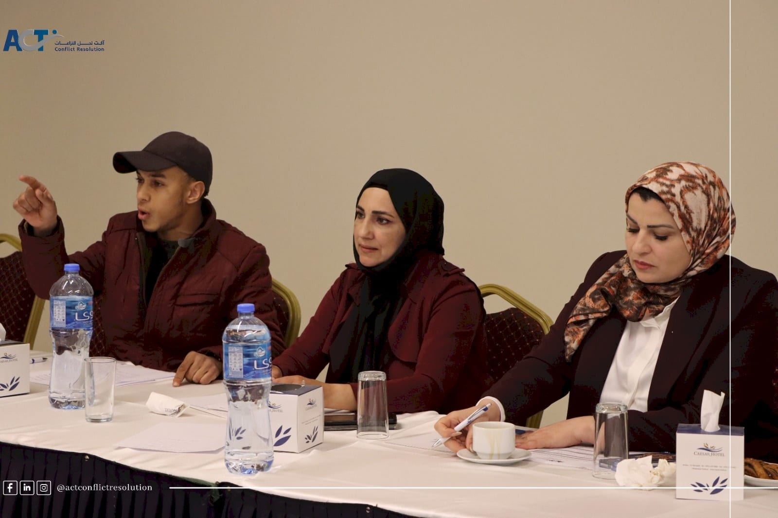 بيان صحفي : ACT تنفّذ تدريبًا متقدمًا حول كسر الجمود في عمليات الوساطة المجتمعية