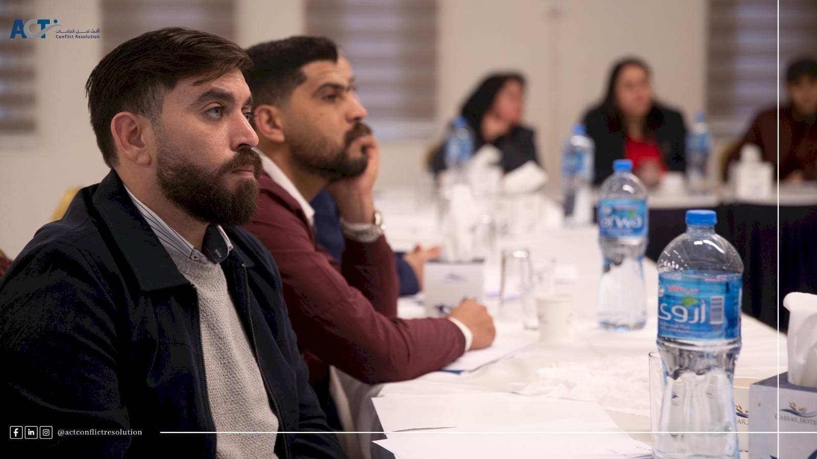 بيان صحفي : ACT تنفّذ تدريبًا متقدمًا حول كسر الجمود في عمليات الوساطة المجتمعية