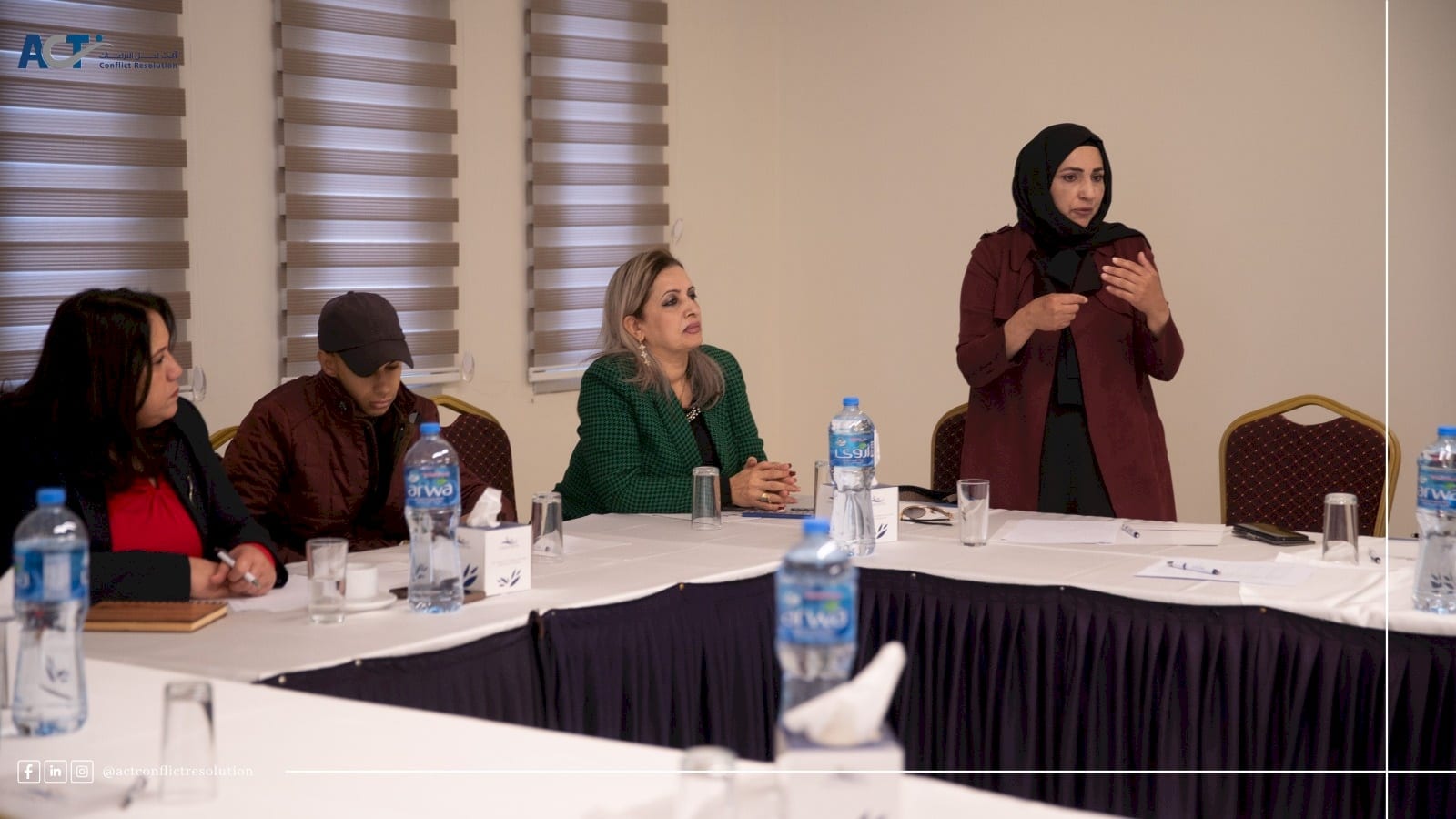 بيان صحفي : ACT تنفّذ تدريبًا متقدمًا حول كسر الجمود في عمليات الوساطة المجتمعية